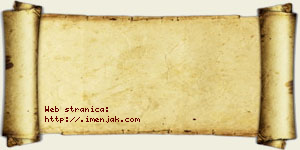 Hana Dačić vizit kartica